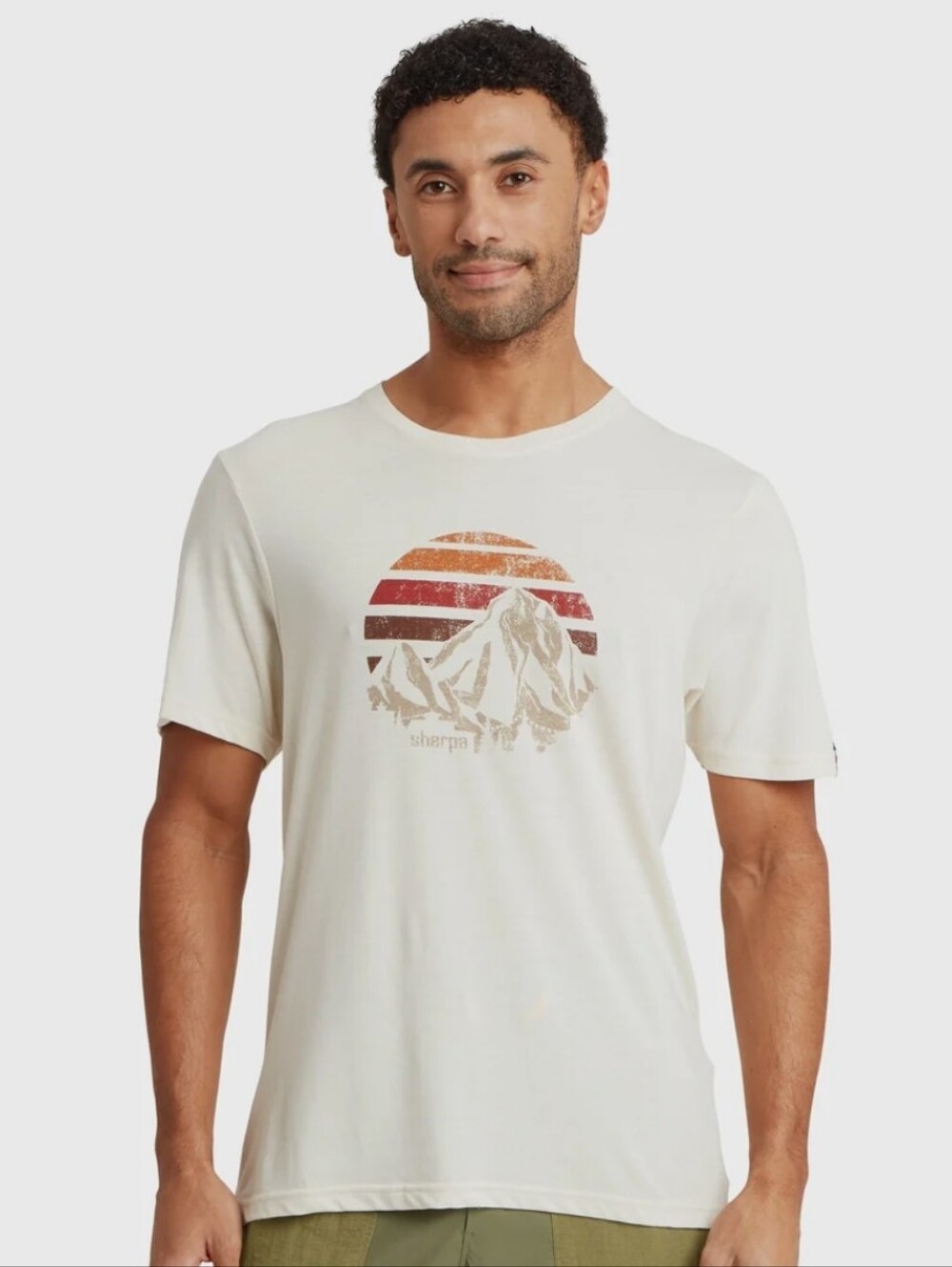 Sherpa Bali Retro Sunset Tee in Peetho